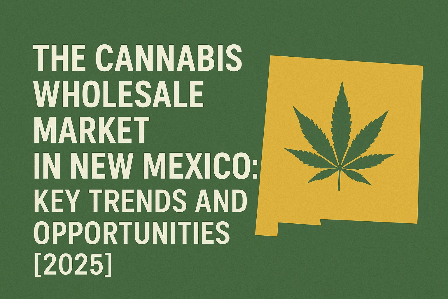 The Cannabis Wholesale Market in New Mexico: Key Trends and Opportunities [2025]